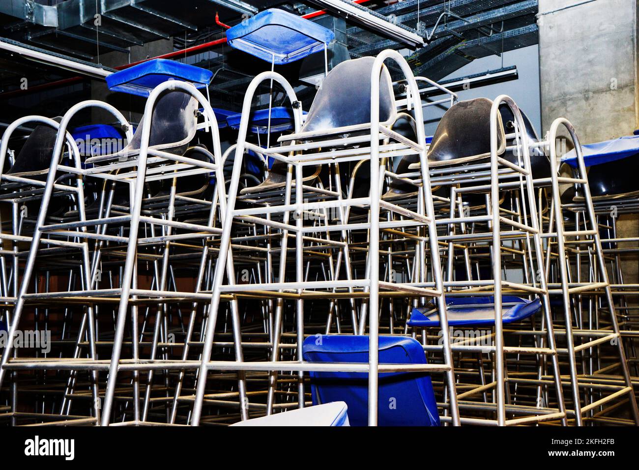 high chair referee sports badminton volleyball tennis in the warehouse