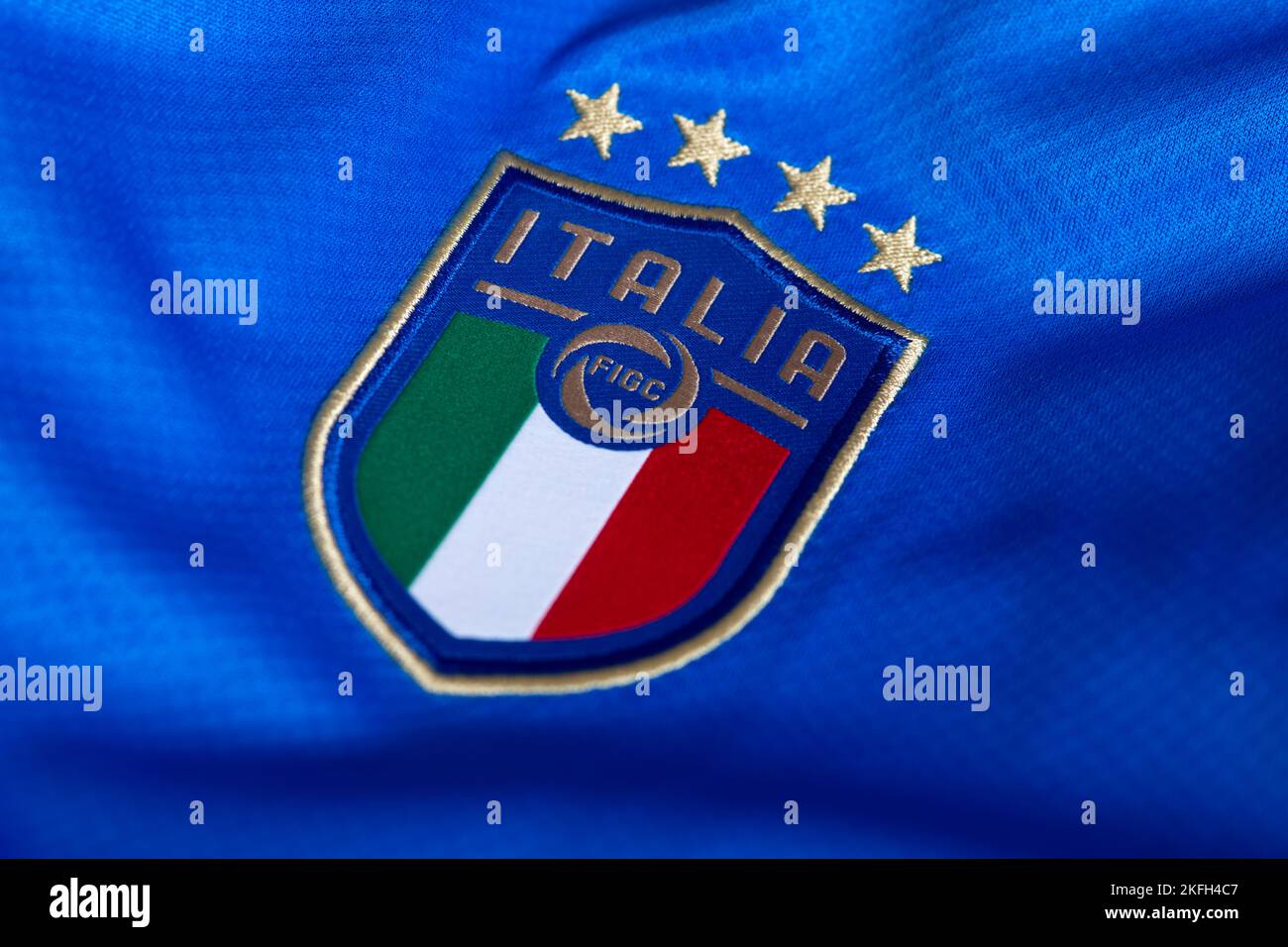 Modena, Italy, June 2022, Modena Football Club 2018 flag with new brand,  vector illustration Stock Photo - Alamy