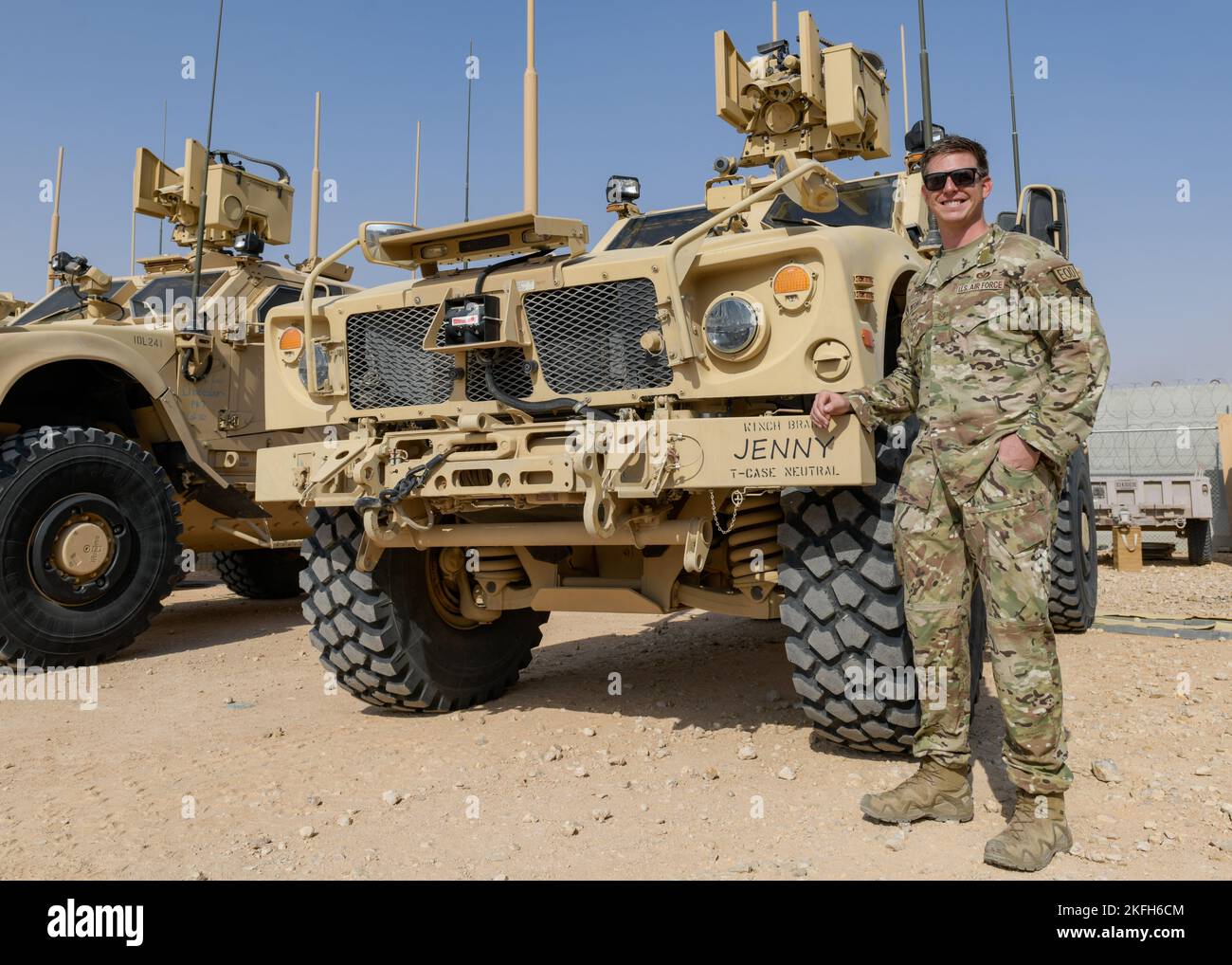 U.S. Air Force Tech. Sgt. Thomas Mitchell, an explosive ordnance disposal craftsman assigned to