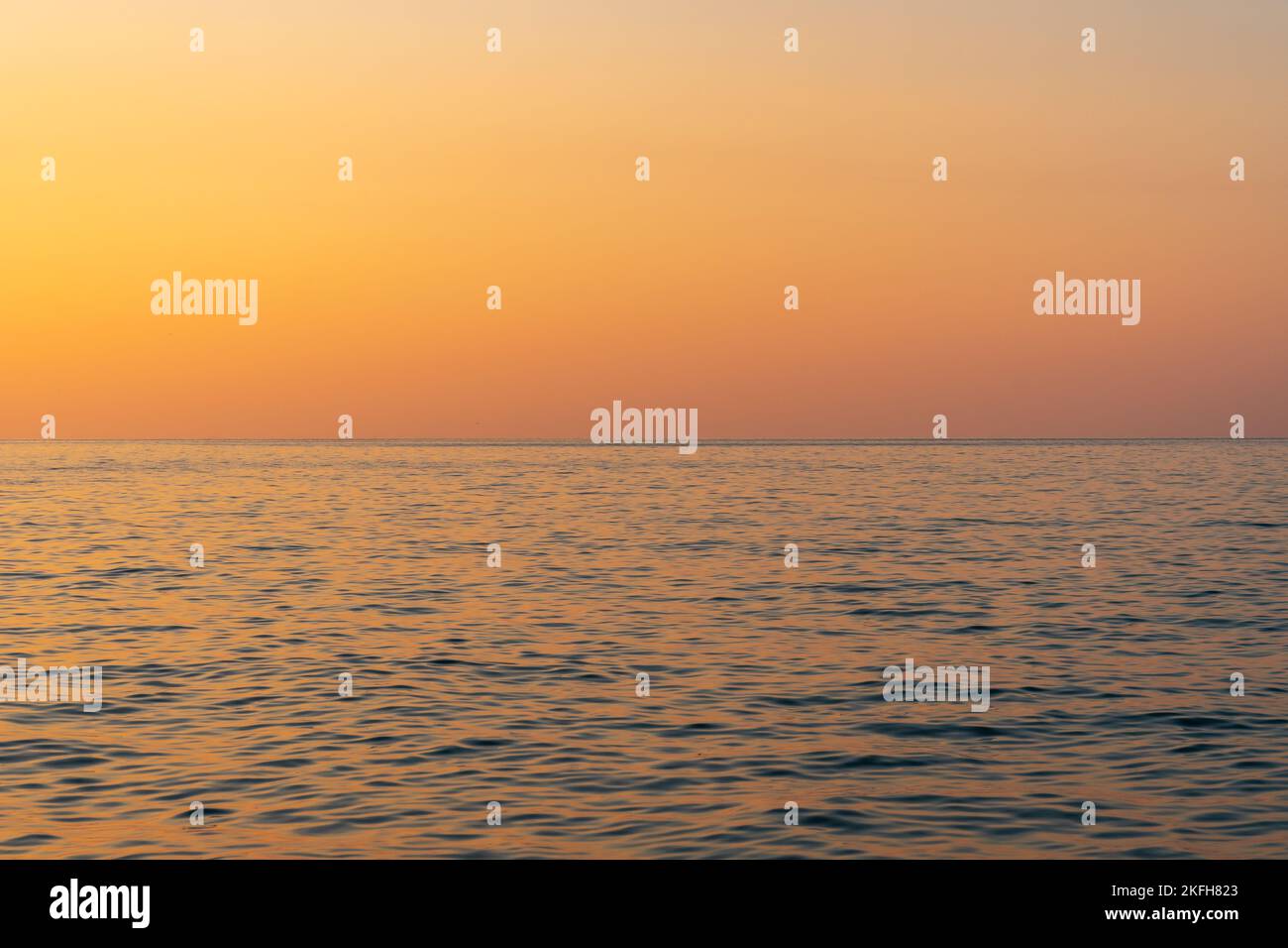 Purple sunset over the Black Sea, Batumi beach. Georgia Stock Photo - Alamy