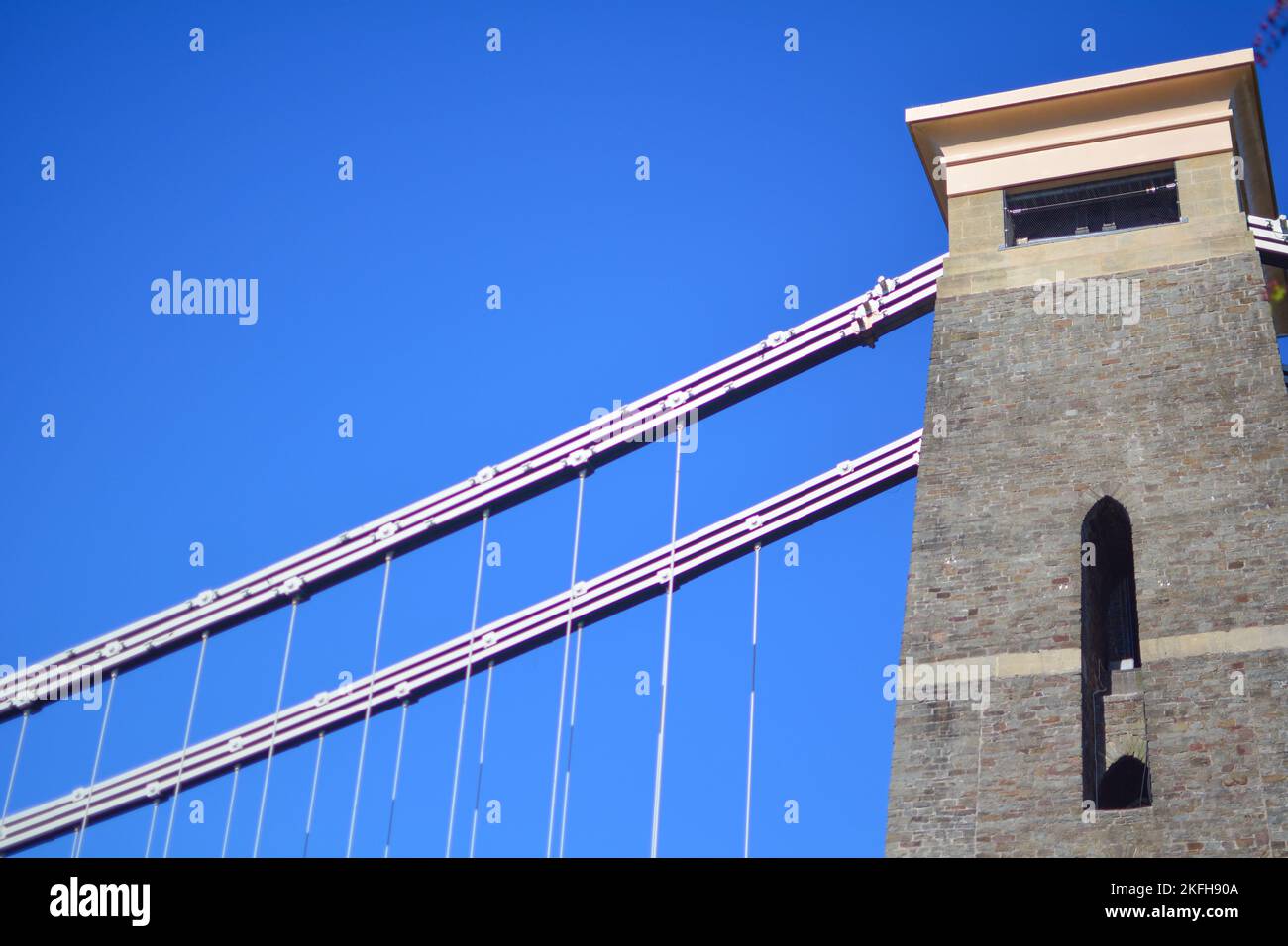 Bristol Clifton suspension bridge designed and constructed by Isambard