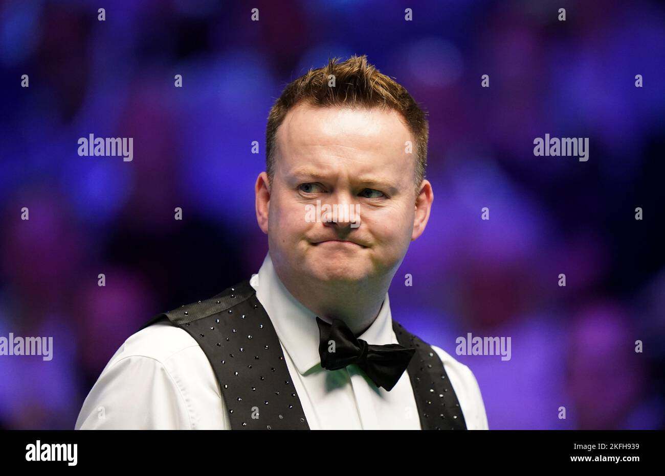 Shaun Murphy during his match against Jack Lisowski during day seven of