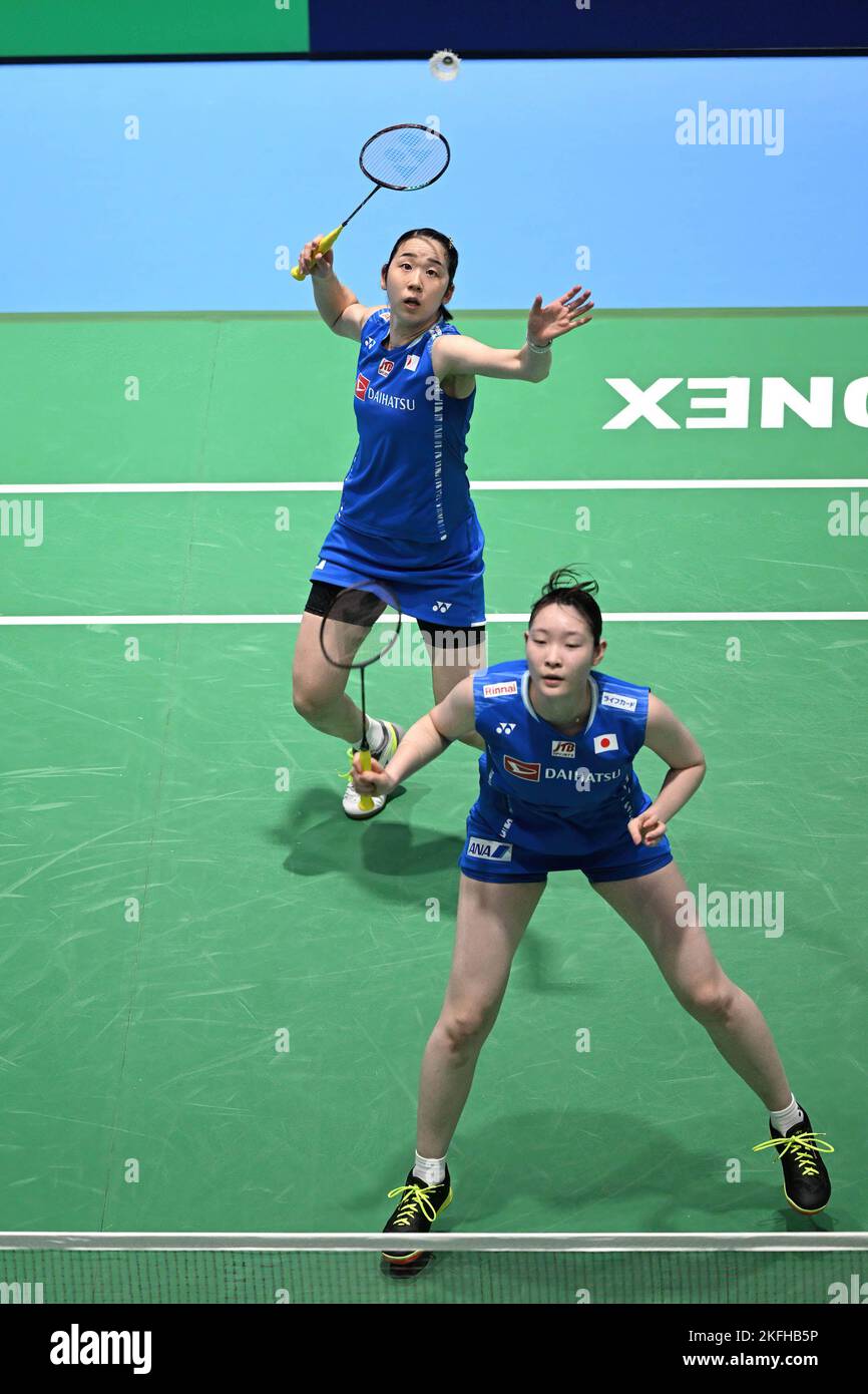 Sydney, Australia. 18th Nov, 2022. Mayu Matsumoto (front) and Wakana