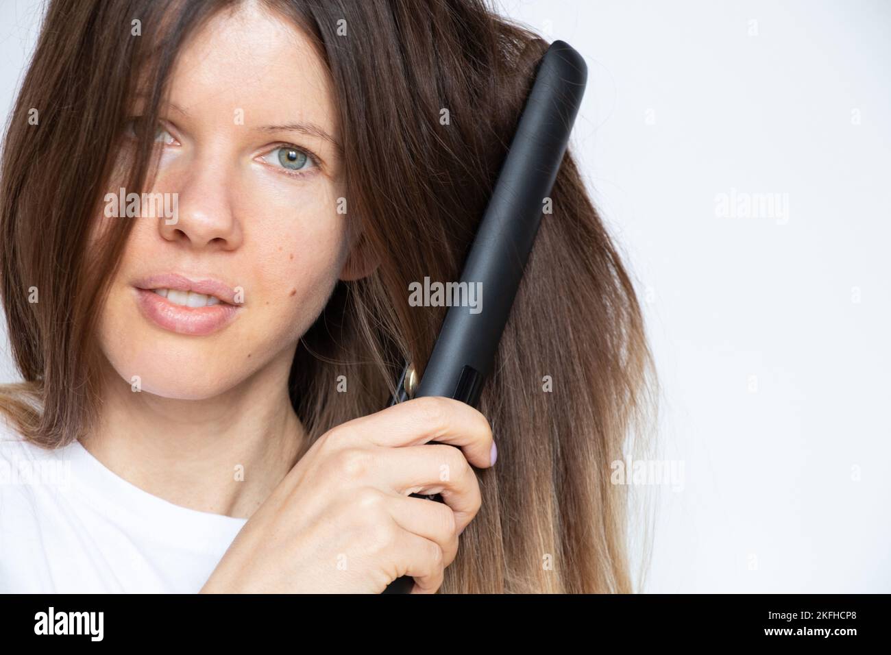 Straightening tongs top