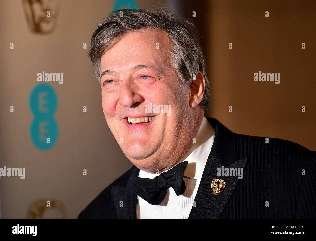 File photo dated 12/02/17 of Stephen Fry who has urged calm in the debate over transgender issues, but said he has many trans and intersex friends who are 'deeply upset' by JK Rowling. The 65-year-old actor and comedian, who narrated the Harry Potter audiobooks, said he would like to see both sides stop fighting because 'there is no winner'. Issue date: Friday November 18, 2022. Stock Photo