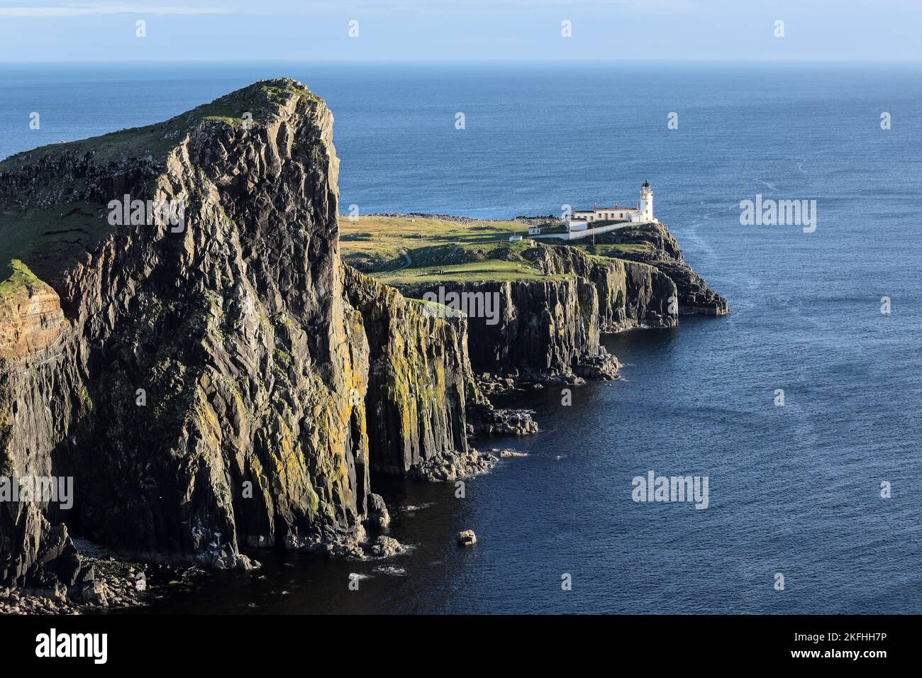 Neist Point Lighthouse, Isle of Skye, Scotland, UK. Stock Photo