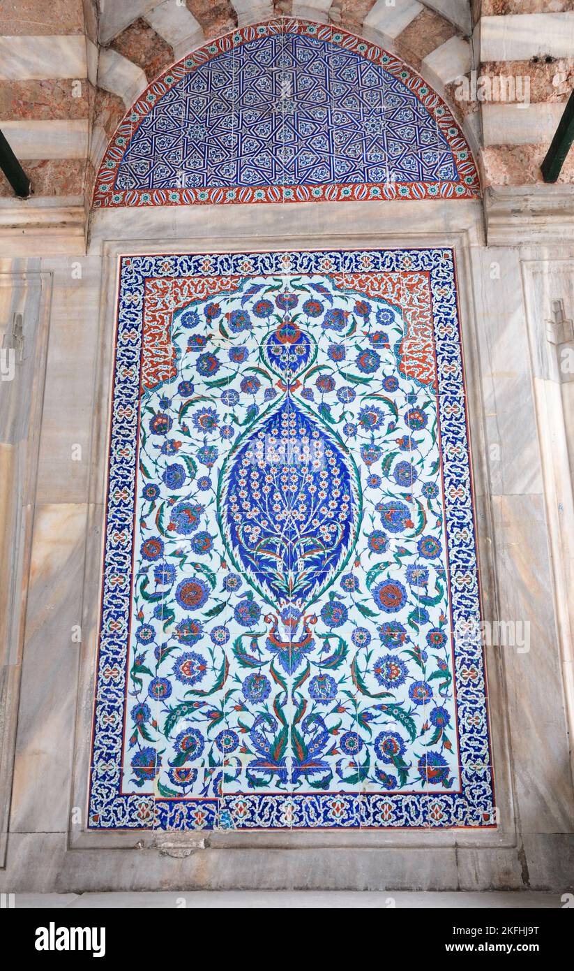 The Tomb of Selim II, located in the Sultanahmet district of Turkey, was built in the 16th century by Mimar Sinan. Stock Photo