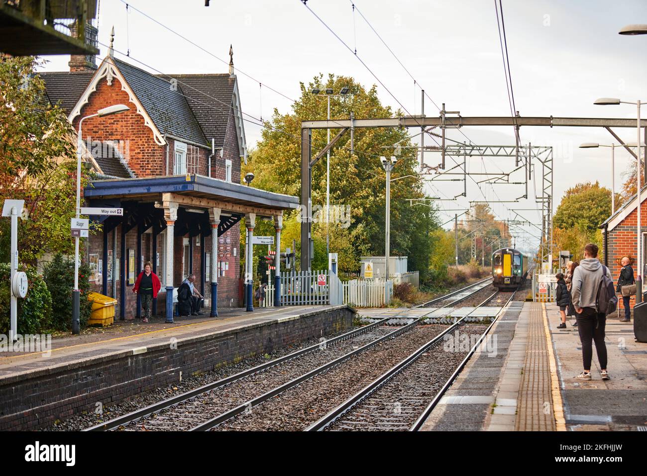 Alsager railway station hires stock photography and images Alamy