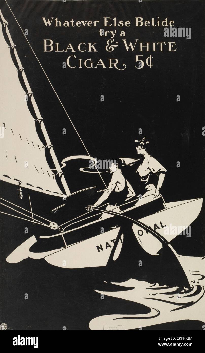 Whatever else betide try a Black & White, c1895 - 1917 Stock Photo - Alamy