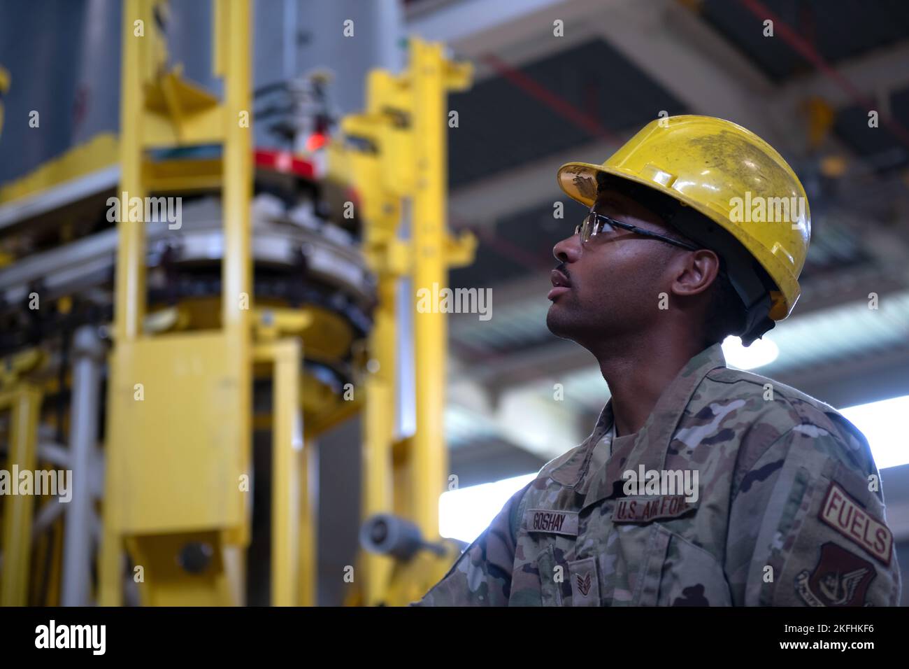 U.S. Air Force Staff Sgt. Fidel Goshay, 18th Component Maintenance ...