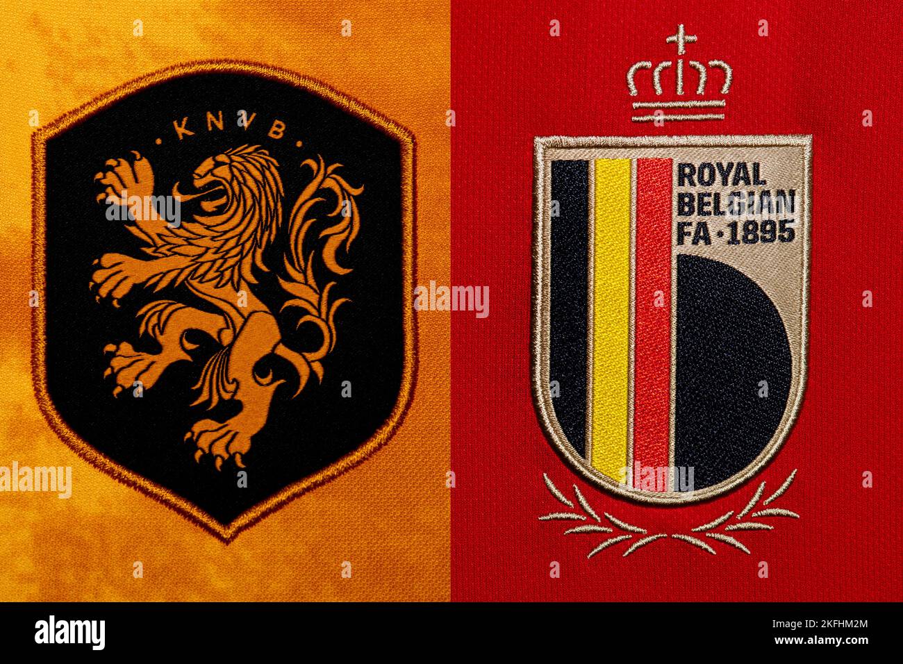 Royal dutch football logo hi-res stock photography and images - Alamy