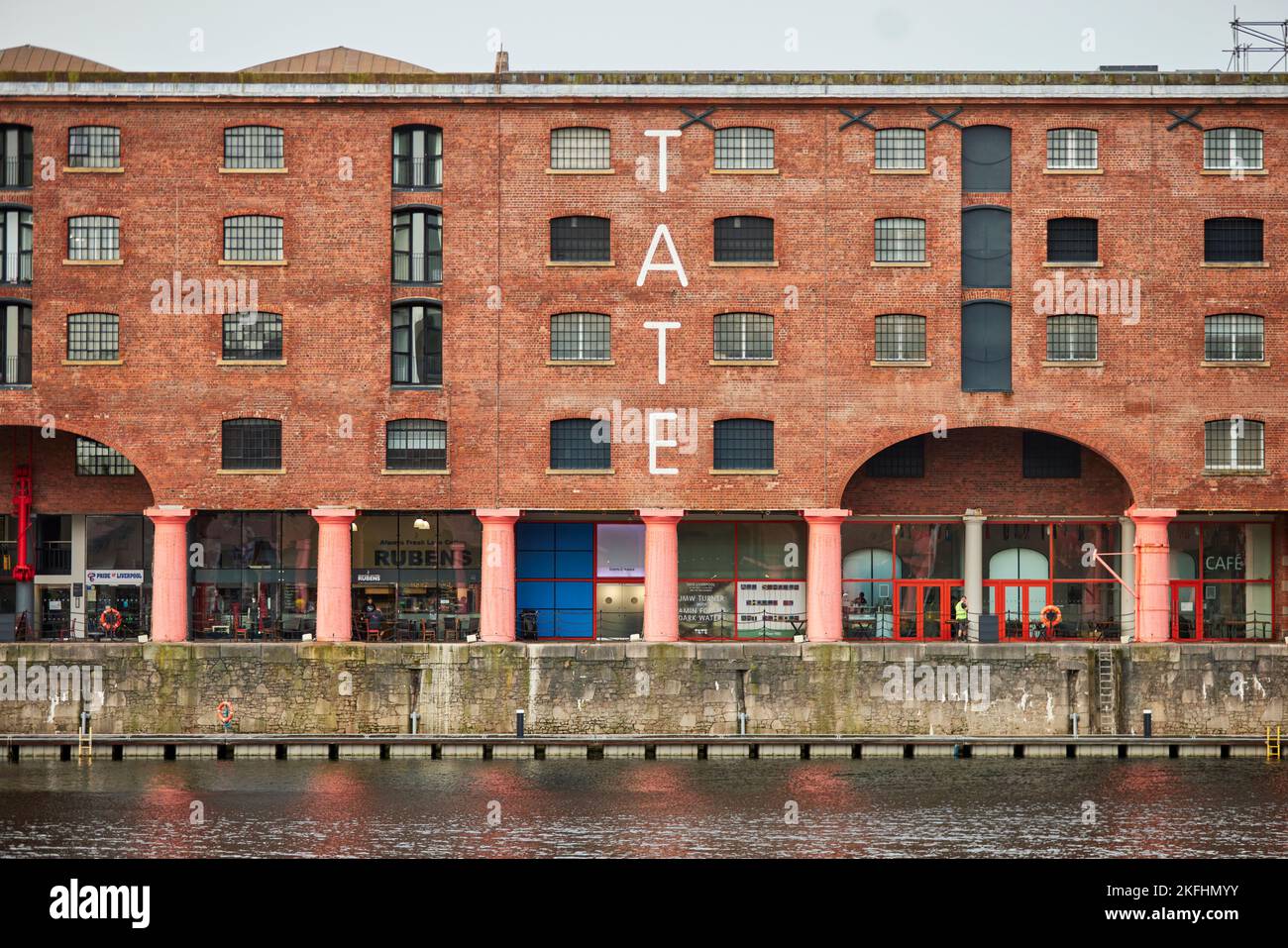 Tate Liverpool Albert Dock art gallery and museum in Liverpool, Merseyside, England Stock Photo