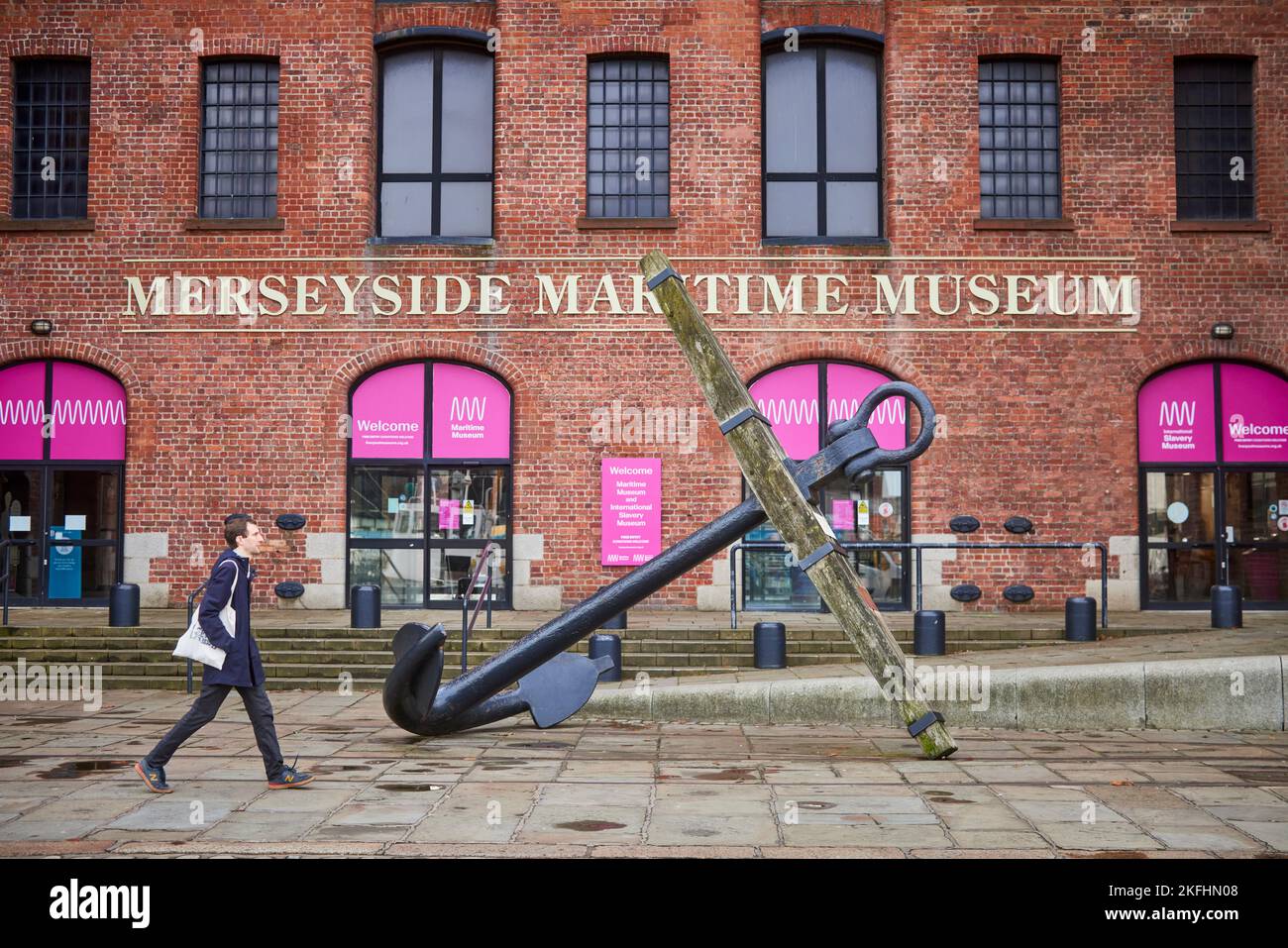 Liverpool Albert Dock Maritime Museum in Liverpool, Merseyside, England Stock Photo