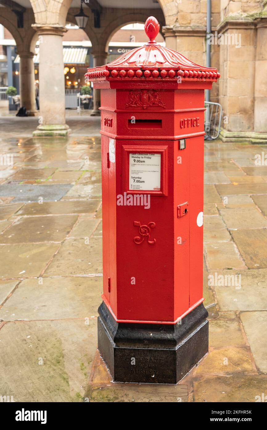 Shrewsbury Shropshire united kingdom 20, October 2022 red royal mail