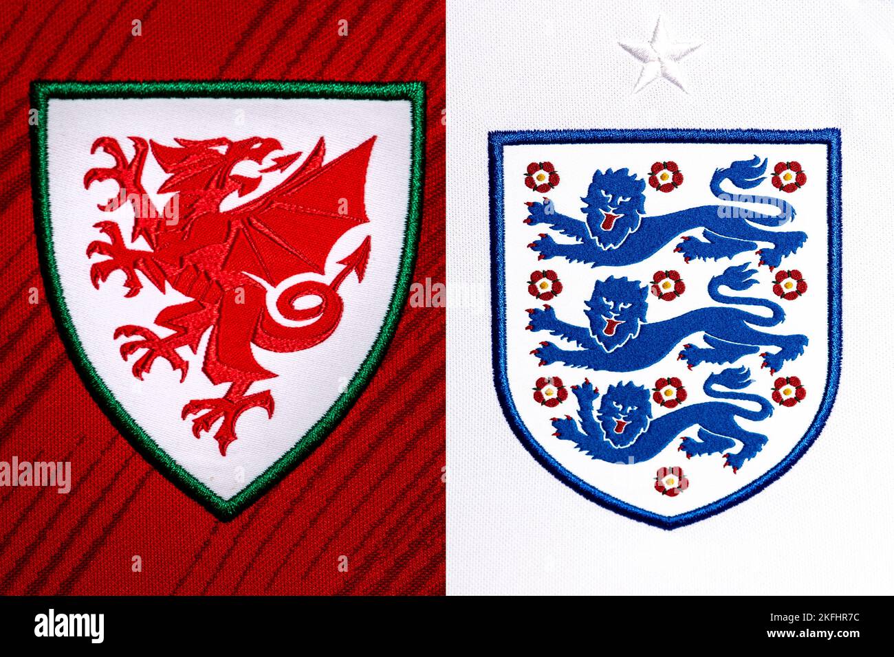 Close up of Cardiff City Football club badge Stock Photo - Alamy