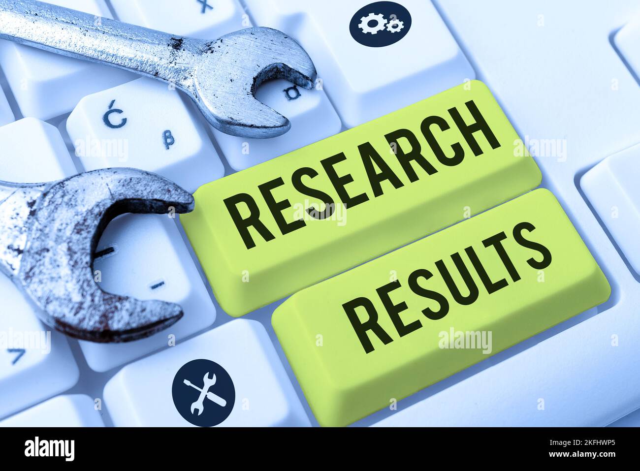 Text sign showing Research Results, Business overview findings of the ...