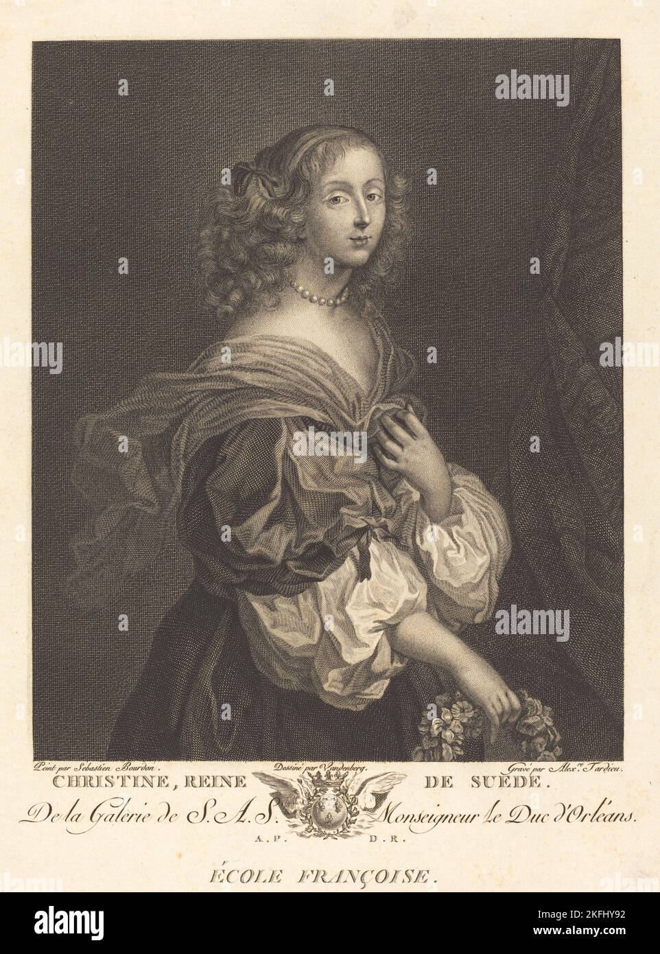 Queen Christina of Sweden Stock Photo Alamy