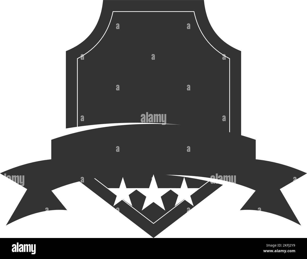 emblem blank template logo Icon Illustration Brand Identity Stock