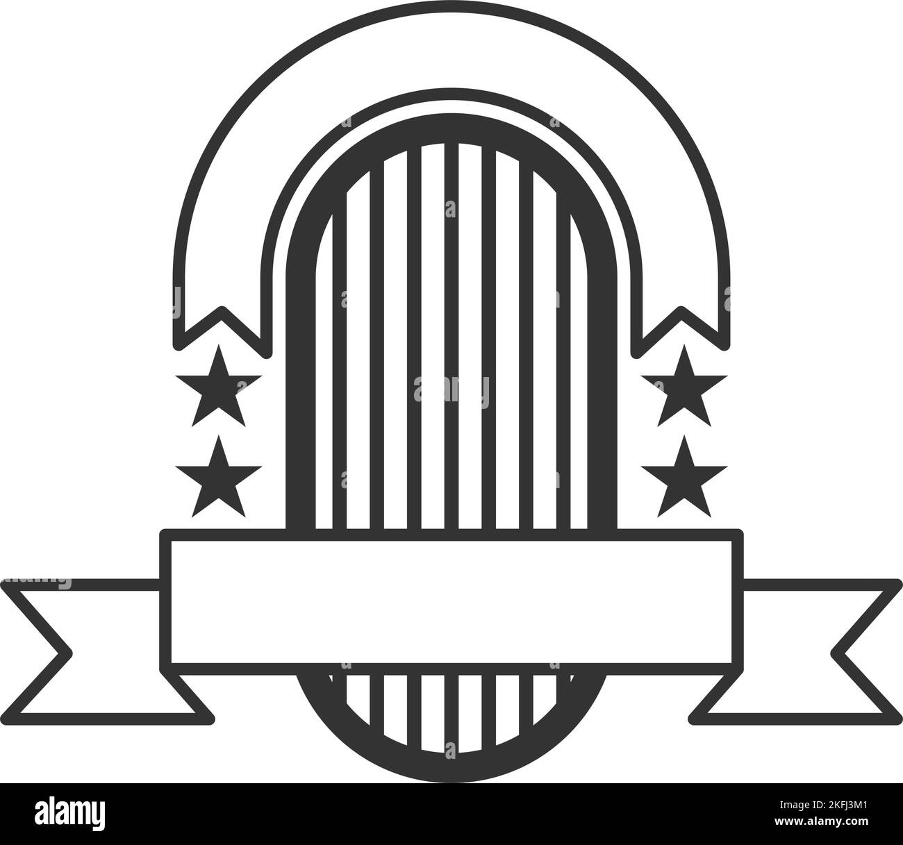 emblem blank template logo Icon Illustration Brand Identity Stock