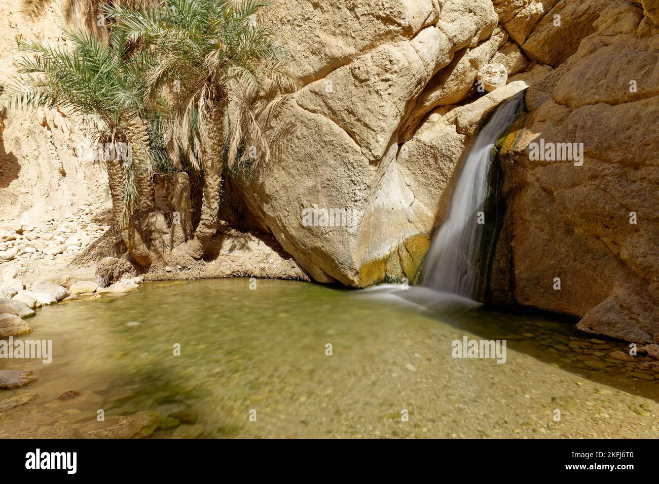 Long exposure of the Chebika Oasis in Tunisia. Travel destination ...