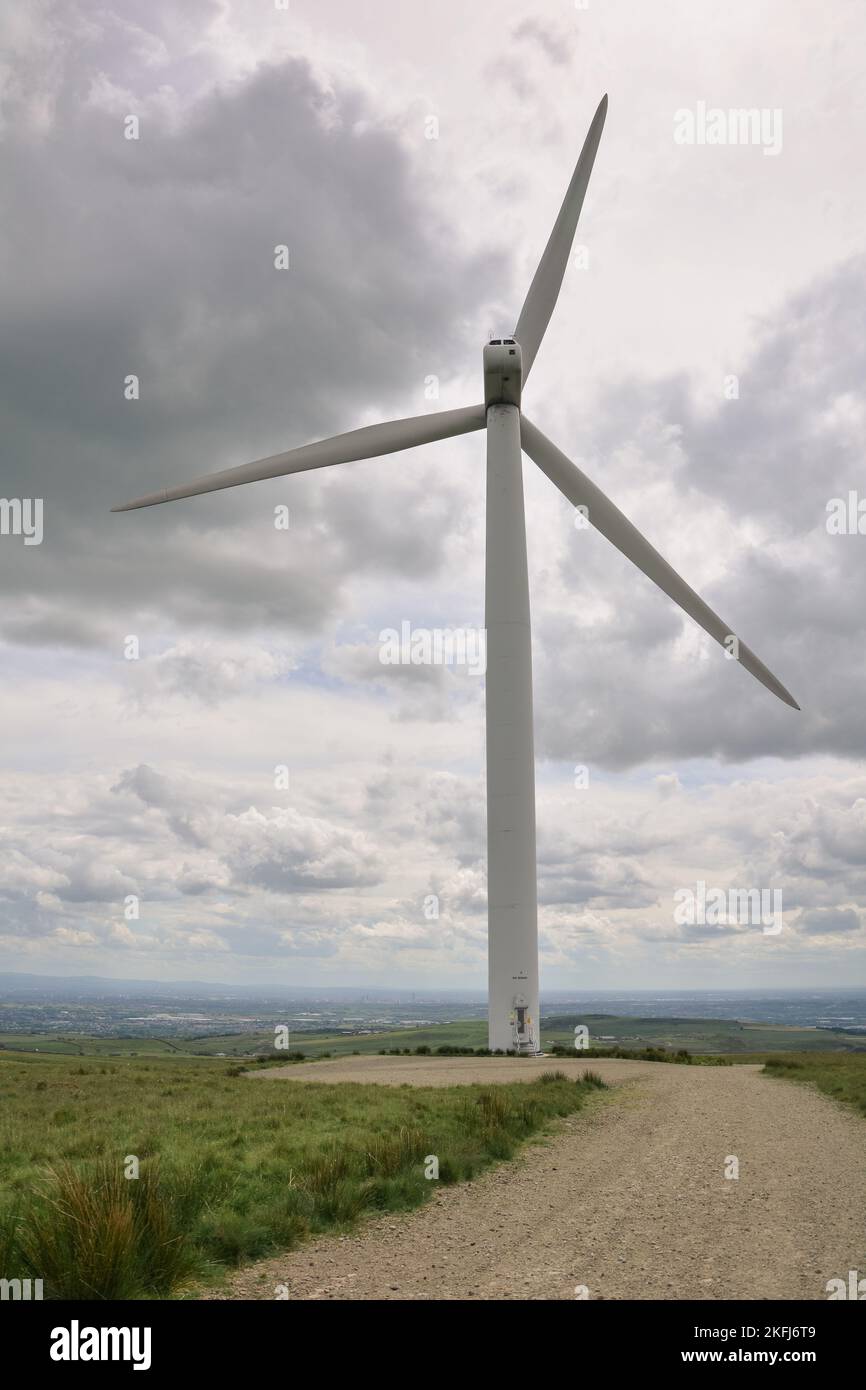 single-wind-turbine-on-the-moors-stock-photo-alamy