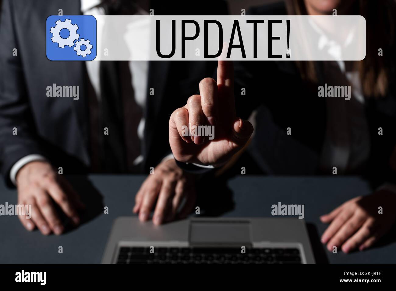 Text caption presenting Update. Business concept Up to date Make ...