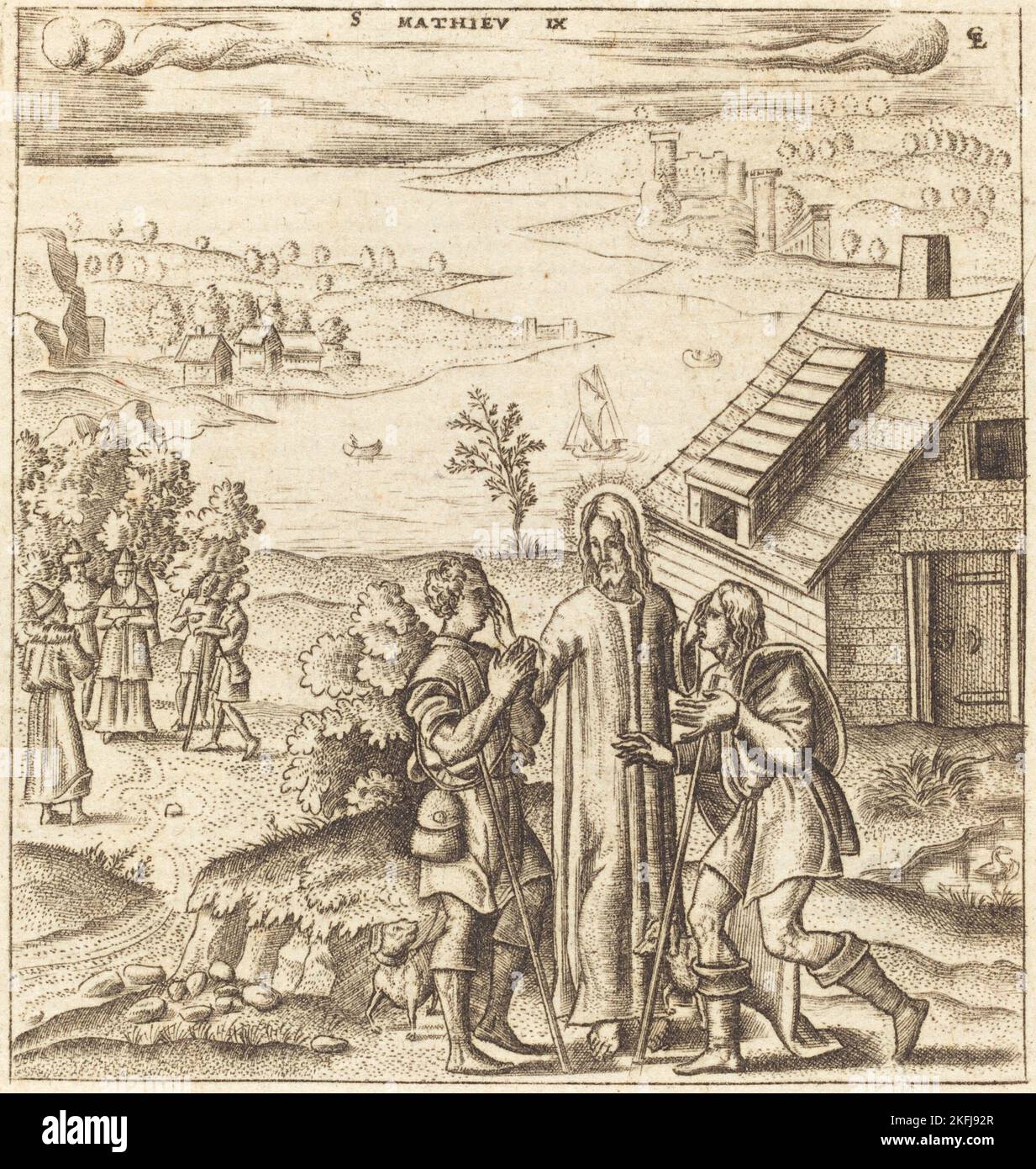 Jesus heals the blind man hi-res stock photography and images - Alamy