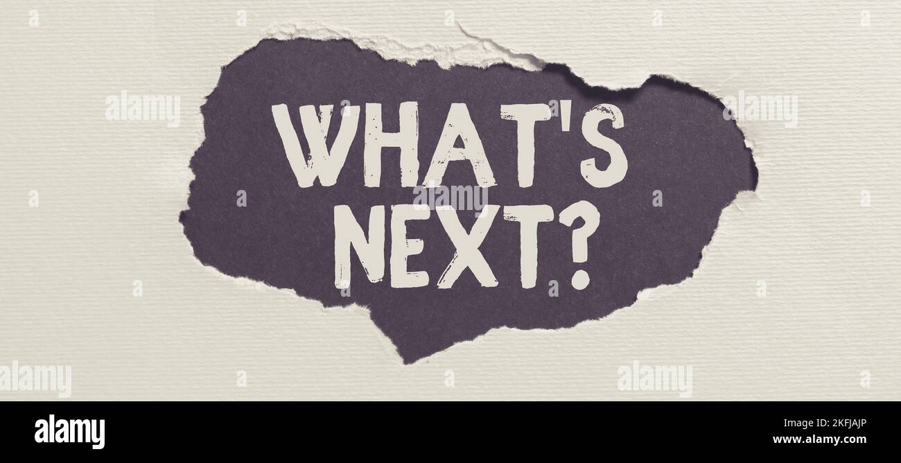 Conceptual caption What's Next. Business showcase Get information Ask ...