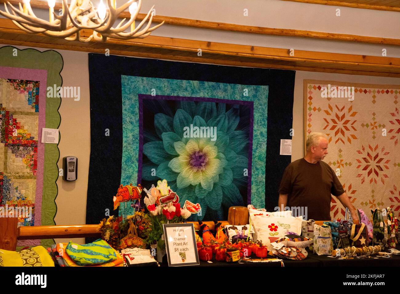 Big Bear Lake, California, USA. 14th Oct, 2022. Big Bear Lake Quilt