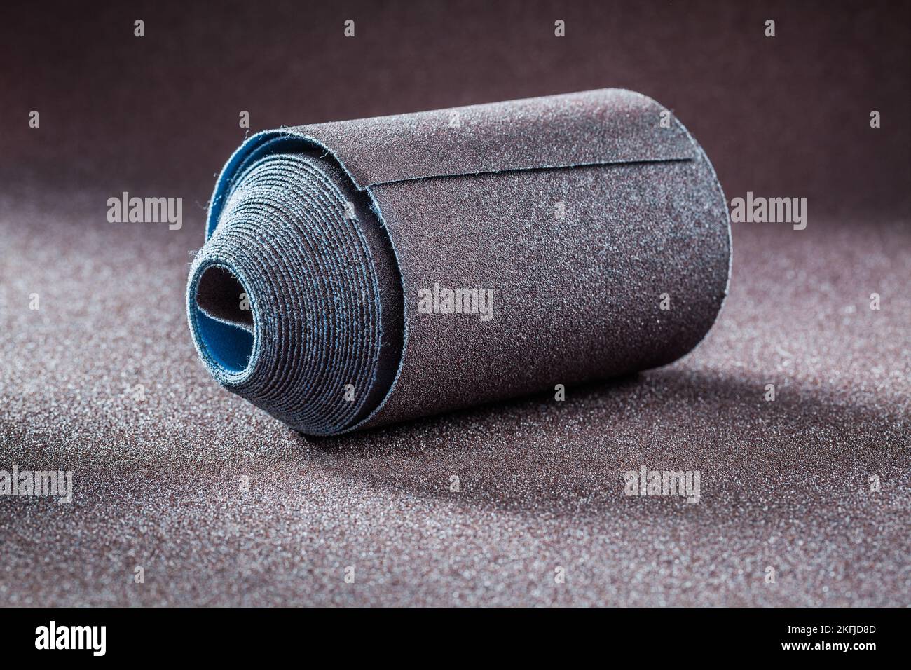 abrasive materials roll of sandpaper Stock Photo - Alamy