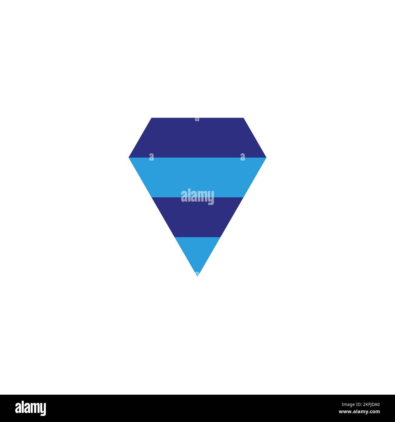 Diamond, outlines geometric symbol simple logo vector Stock Vector