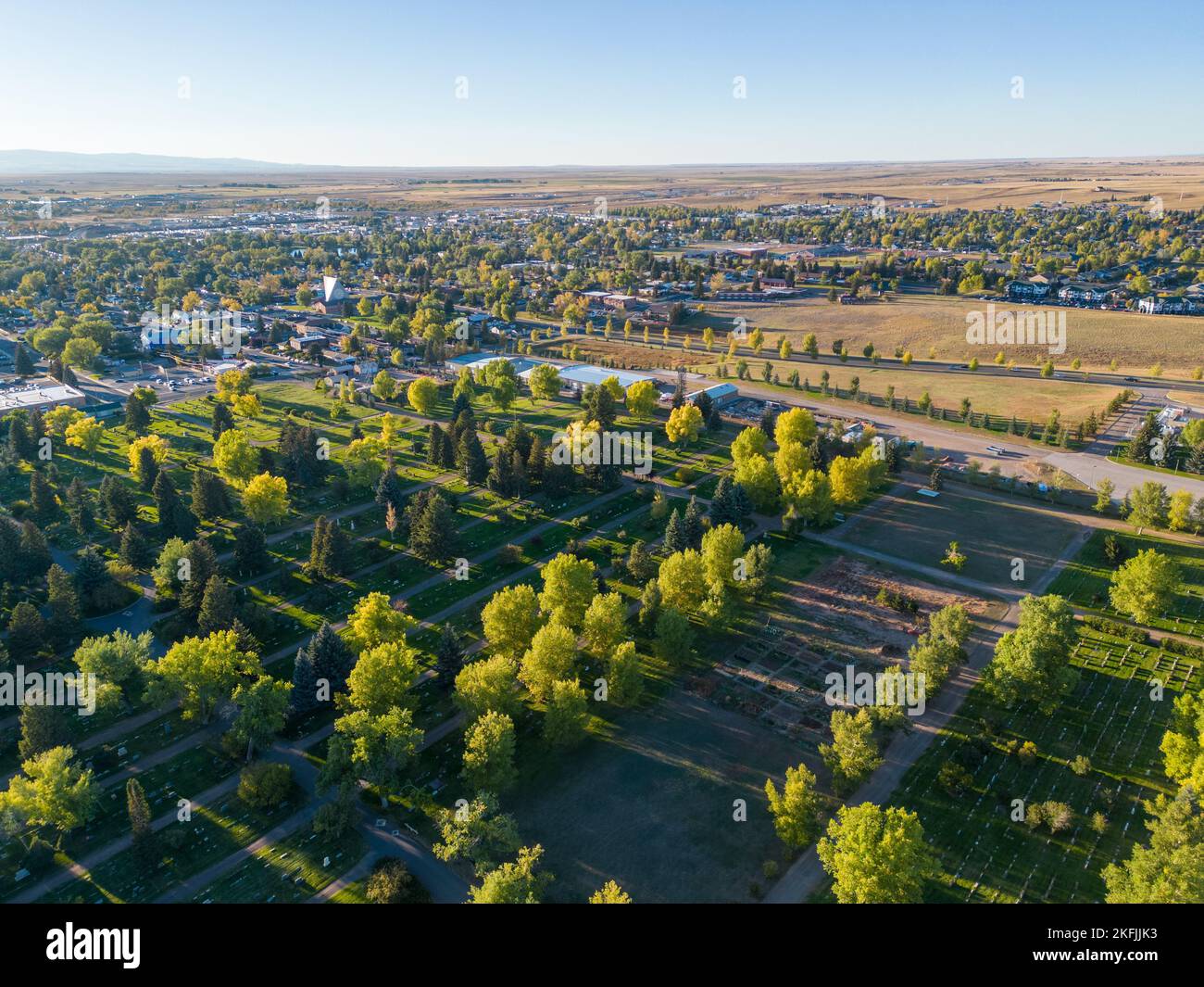 Aerial view of laramie hires stock photography and images Alamy