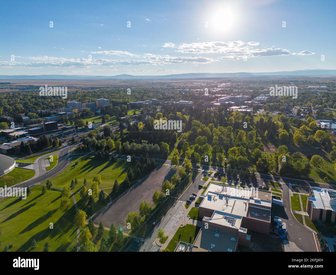 Aerial view of laramie hires stock photography and images Alamy