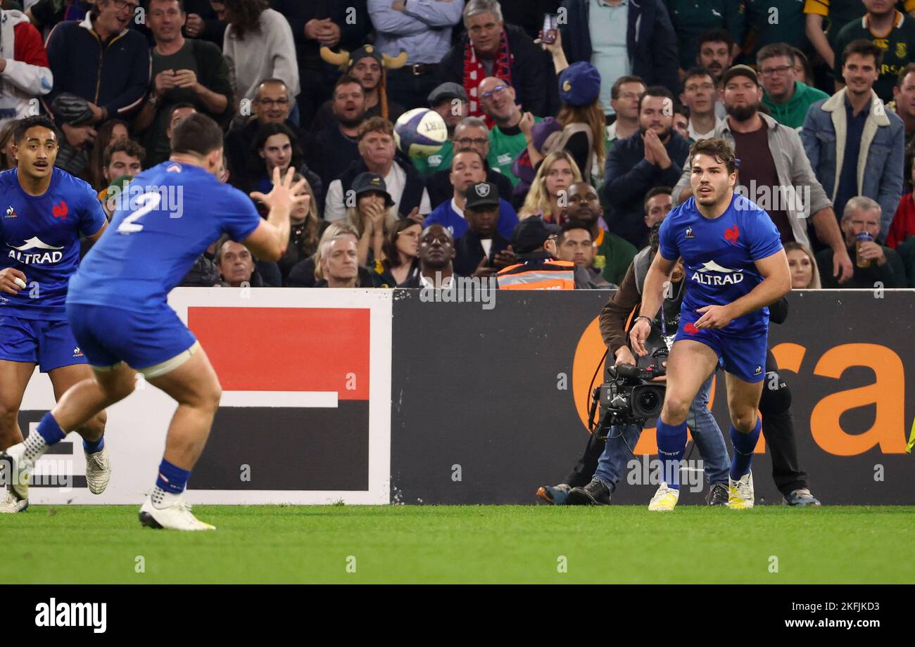 Antoine Dupont of France during the 2022 Autumn Nations Series, rugby ...