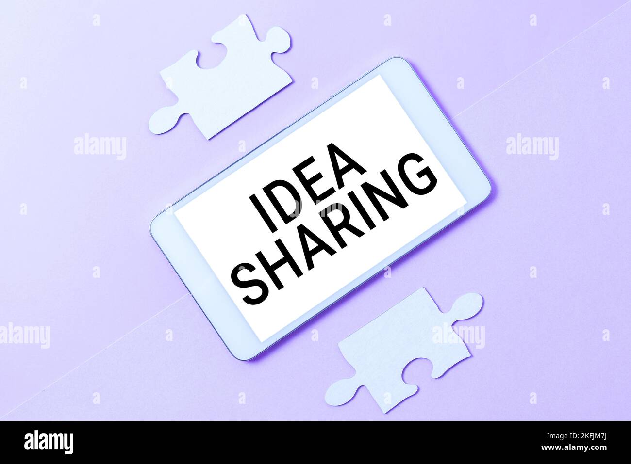 Text showing inspiration Idea Sharing. Internet Concept Startup launch ...