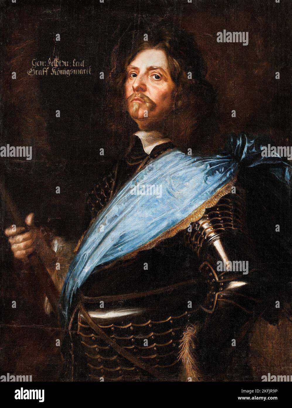 Matthaus Merian; Count Hans Christoff von Konigsmarck; 1651; Oil on canvas; Skokloster Castle, Habo, Sweden. Stock Photo