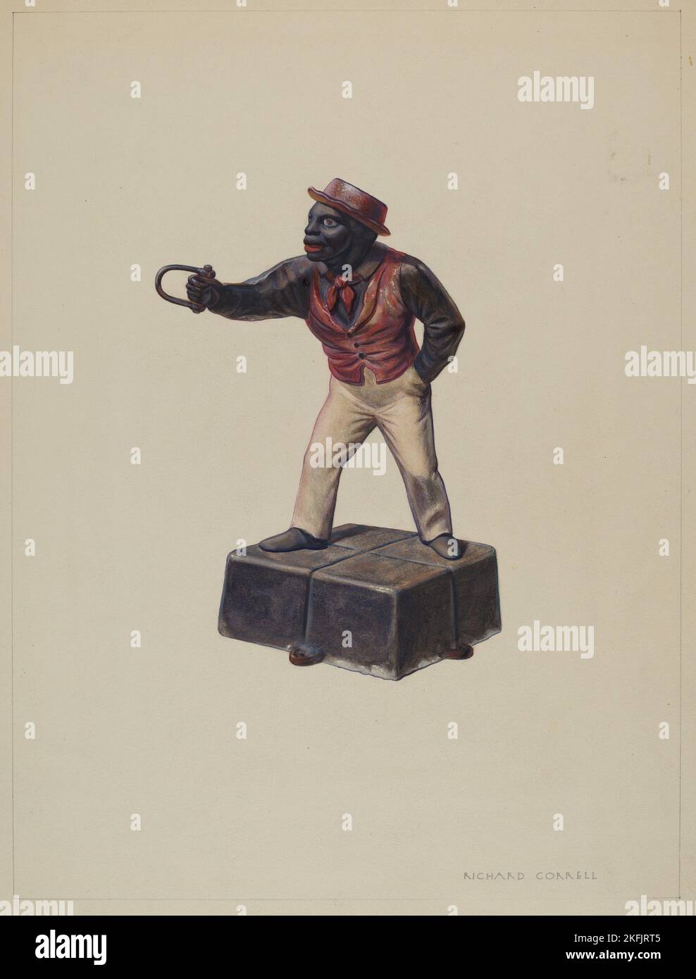 Hitching Post, c. 1937 Stock Photo Alamy