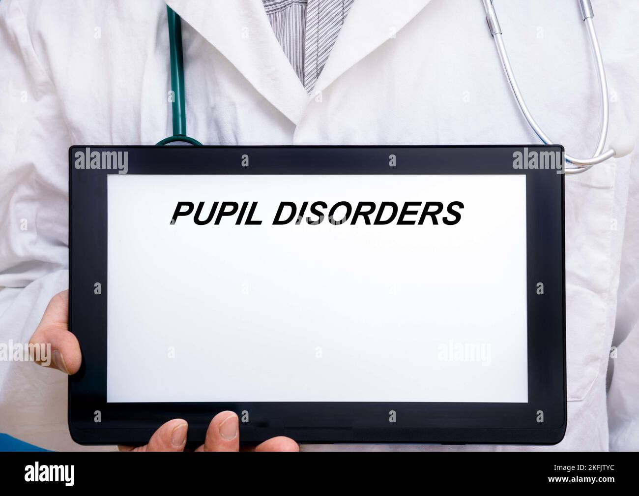Pupil disorders, conceptual image Stock Photo