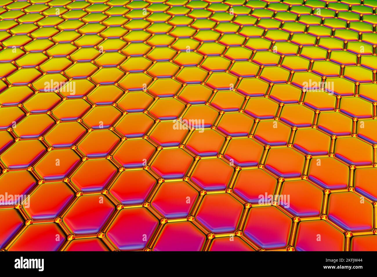 Graphene, illustration Stock Photo