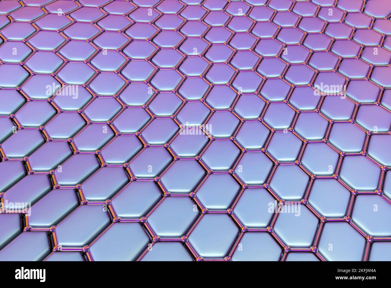 Graphene, illustration Stock Photo