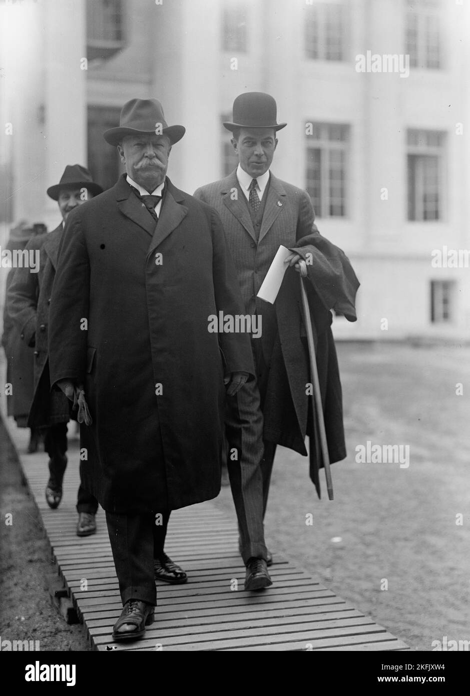 Red Cross, American - William H. Taft And Charles D. Norton Leaving Red ...