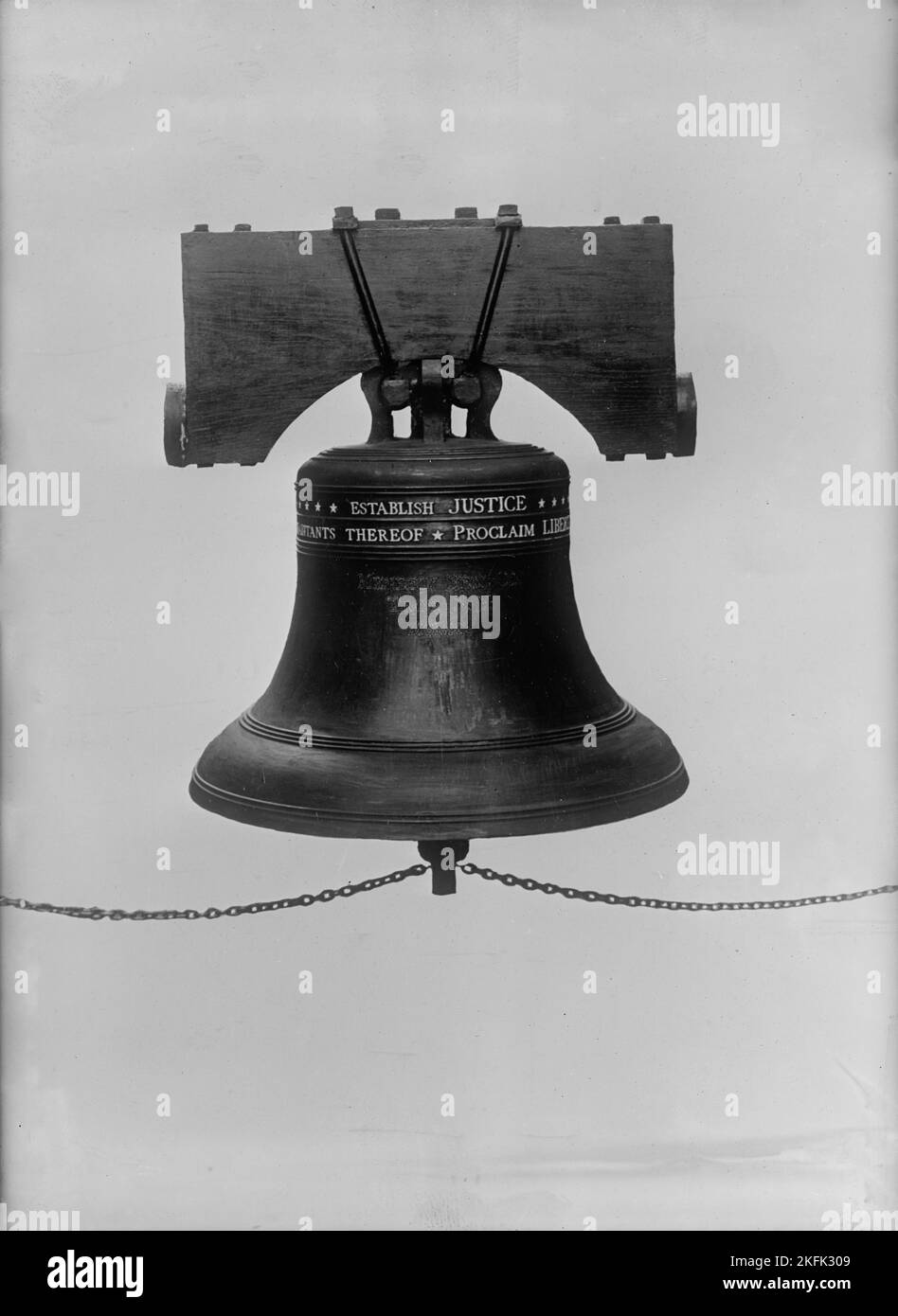 Replica of the liberty bell Black and White Stock Photos & Images Alamy