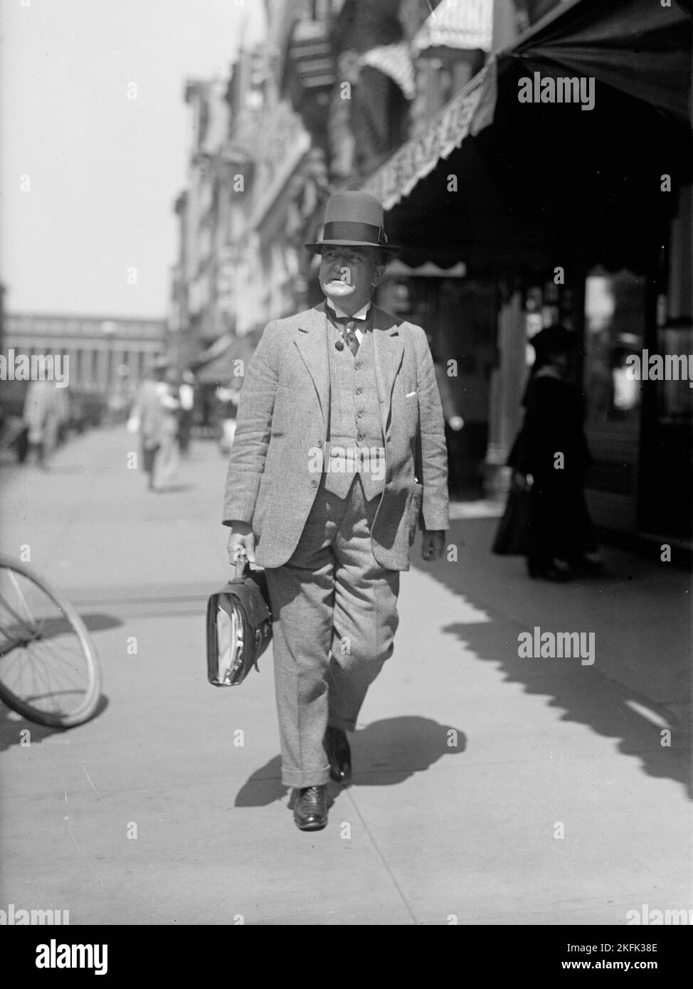 Lafollette, Robert M., Rep. from Wisconsin 1885-1891; Governor, 1901-1906; Senator, 1906-1925, 1917. Stock Photo
