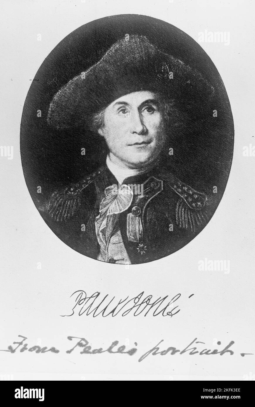 Jones, John Paul - Peale's Portrait, 1917 Stock Photo - Alamy