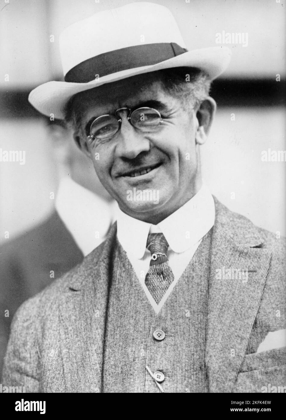 Hitchcock, Gilbert Monell, Rep. from Nebraska, 1903-1905, 1907-1911; Senator, 1911-1923, 1914. Stock Photo