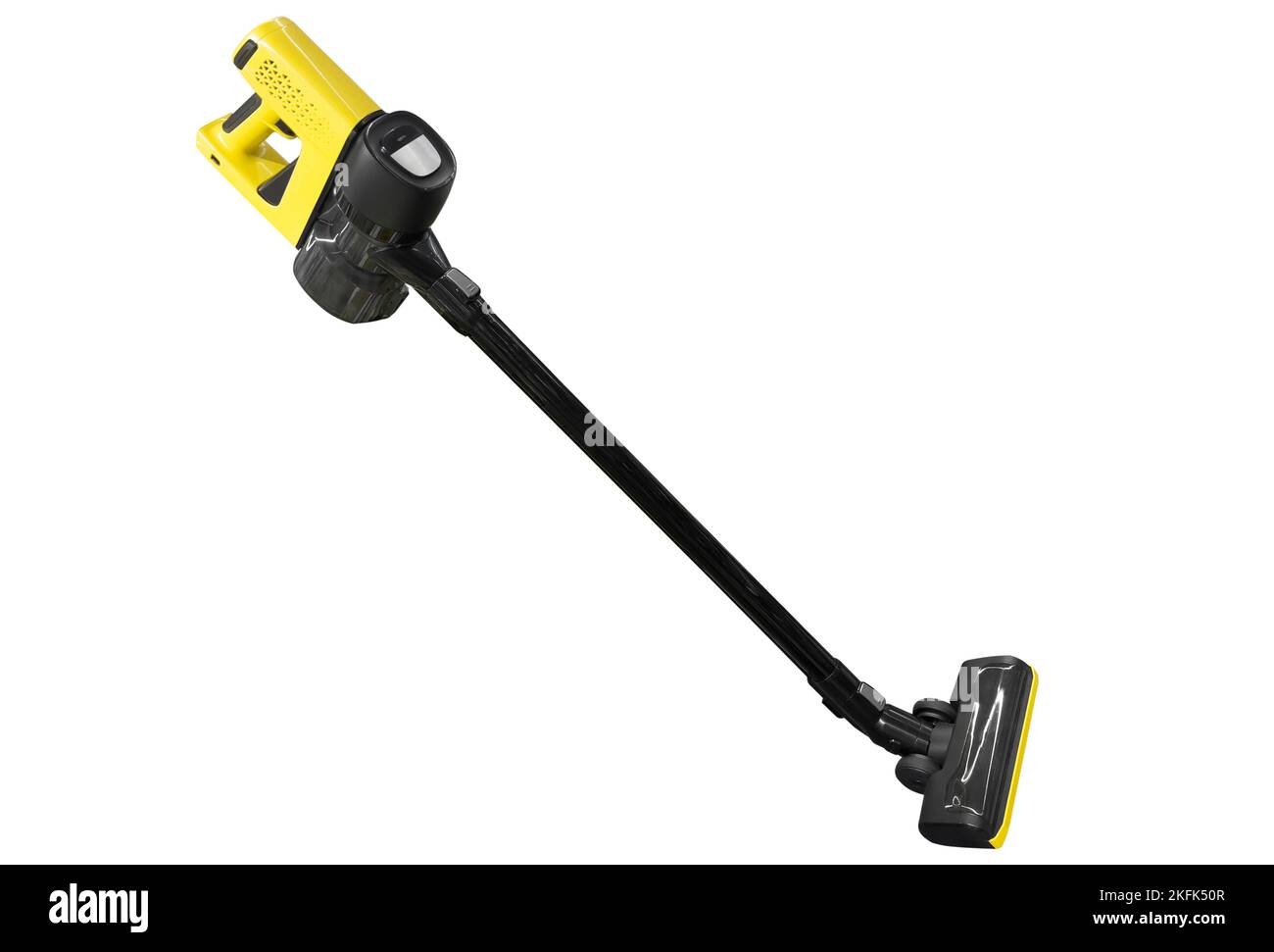 Hand vacuum cleaner isolated on a white background. Cordless handheld