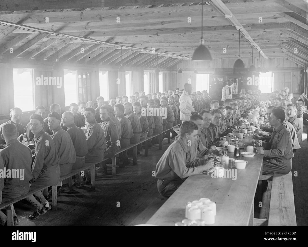 Fort Myer Officers Training Camp - Mess, 1917. Stock Photo