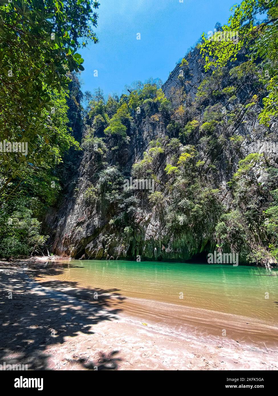 Emerald cave in koh Mook (or koh Muk) island in Trang, Thailand Stock Photo Alamy