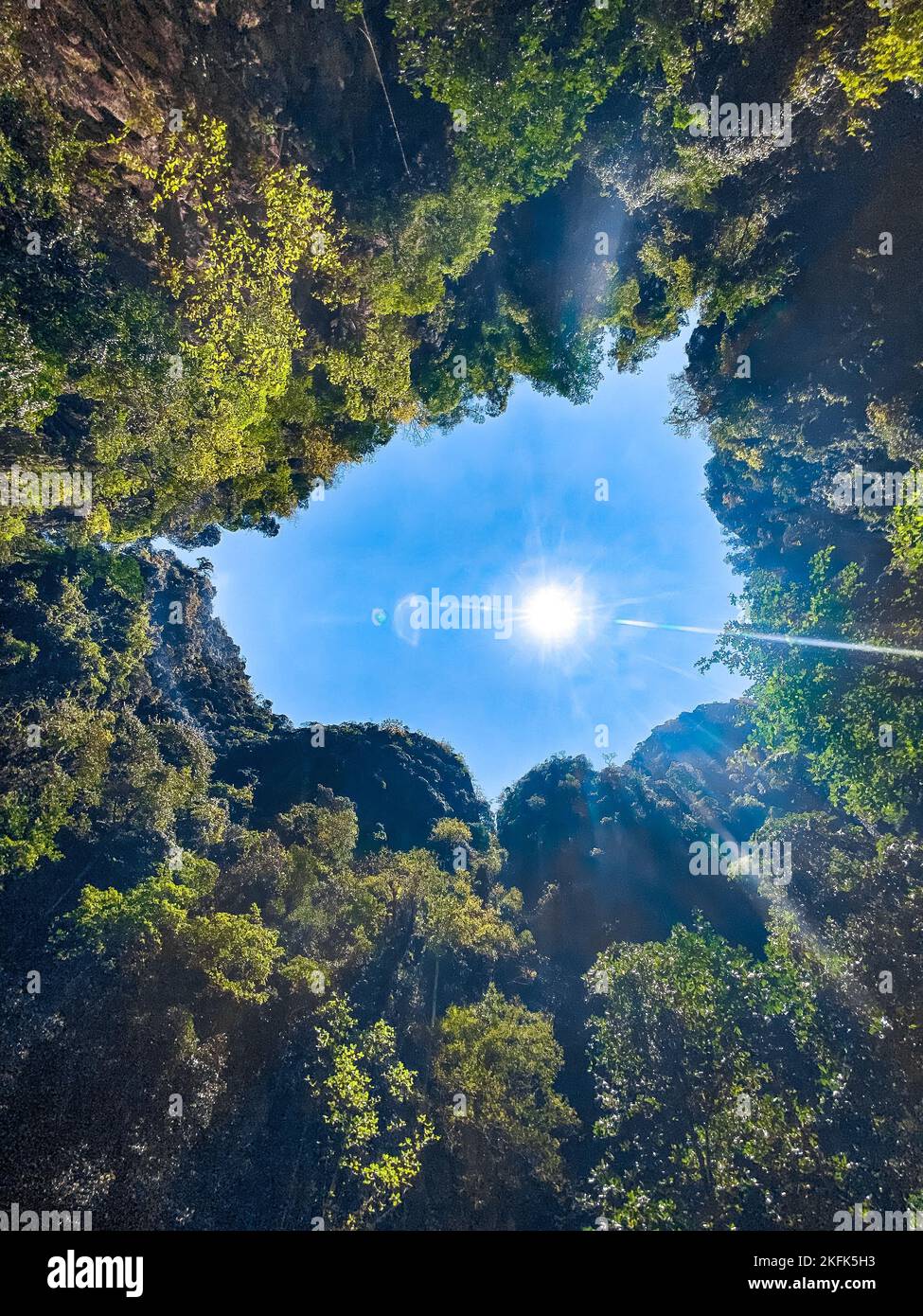 Emerald cave in koh Mook (or koh Muk) island in Trang, Thailand Stock Photo Alamy