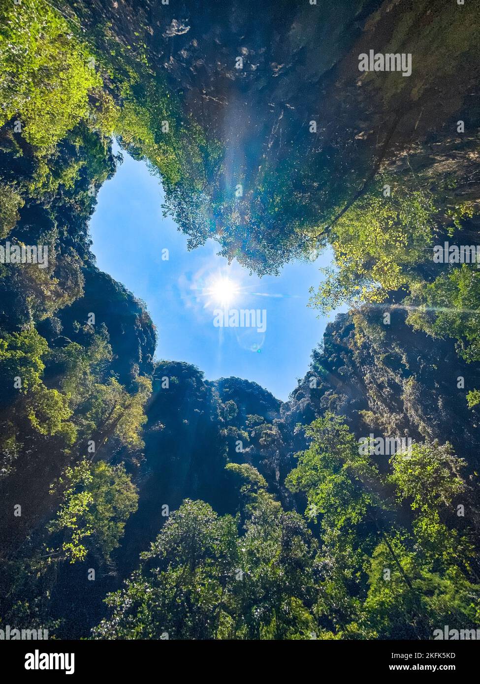 Emerald cave in koh Mook (or koh Muk) island in Trang, Thailand Stock Photo Alamy